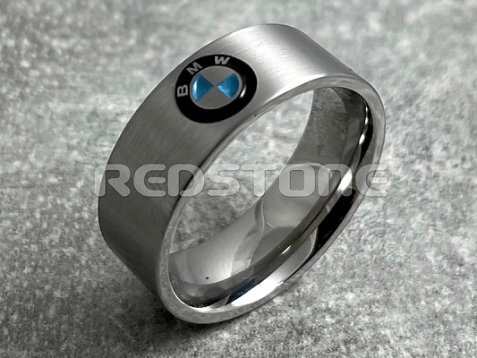 Oceľový prsteň BMW